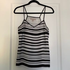 Black and White Striped Cami by Banana Republic